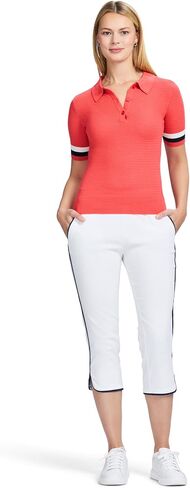IZOD Women's Short Sleeve Sweater Performance Stretch Golf Collared Polo in Saudi Arabia