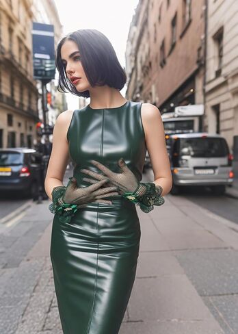 YHDDYG Fishnet Gloves with Rhinestone Bow & Lace Trim – Elastic Wrist-Length Gloves for Tea Part Evening Dress S67 in Saudi Arabia