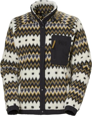 Helly -Hansen Imperial Print Pile Snap Women's Jacket - سترات خارجية أنيقة ودافئة للمغامرات الشتوية in Saudi Arabia