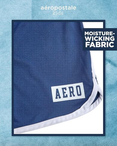 AEROPOSTALE Boys Active Shorts Set - 3 Piece Short Sleeve Active Jersey Tees and Performance Jersey Dolphin Shorts (8-12) in Saudi Arabia