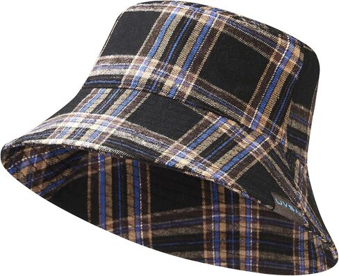 UPF 50+ Reversible Foldable Sun Bucket Hat for Hiking Fishing Beach Safari Men Women in Kuwait