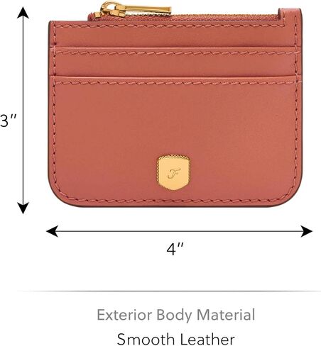 Fossil Lennox Zip Card Case Wallet in Saudi Arabia