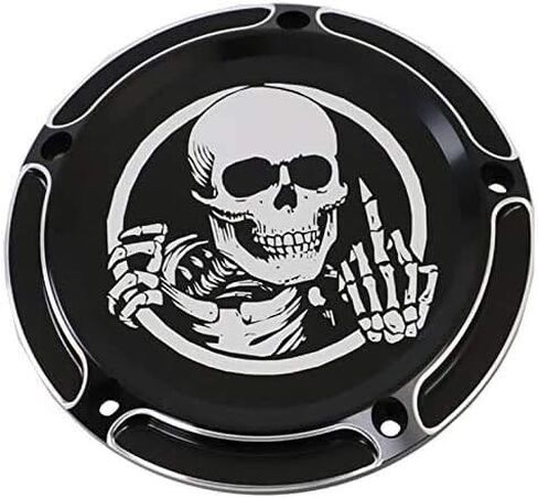 Aluminum Derby Cover Engine Timing Timer Cover Chain Inspection Cover for Harley Davidson Sportster Iron XL883 1200 Forty Eight Seventy Two 48 72 Nightster Roadster 2004-2019 3PCS (Black) in Saudi Arabia
