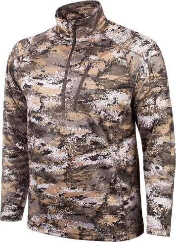 Huntworth Men's Light Weight 1/4 Zip Shirt in Saudi Arabia