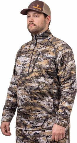 Huntworth Men's Light Weight 1/4 Zip Shirt in Saudi Arabia
