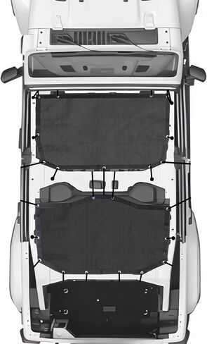 BESTAOO Sunshade Top Cover for 2024 2025 Jeep WranglerJL JLU 4 Door, Bikini Top Full Length Mesh Sun Shade Net, UV Protection (Black) in Saudi Arabia