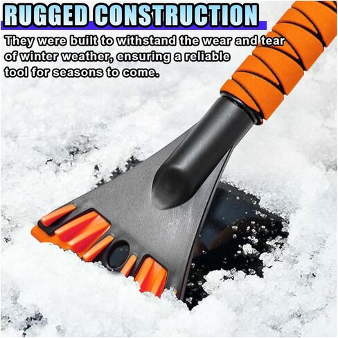 Ice Scraper for Car Windshield, No Scratch Car Window Frost Scraper with Foam Handle, Snow Removal Tool Accessories for Car, SUV, Truck (Green) in Saudi Arabia