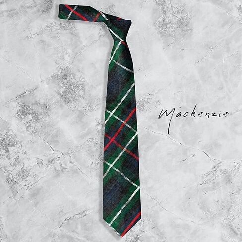 Neck Ties for Men, Tartan kilt Check Tie, Scottish Highland Tartan Neckties, Acrylic Clan Wool Men Ties in Saudi Arabia