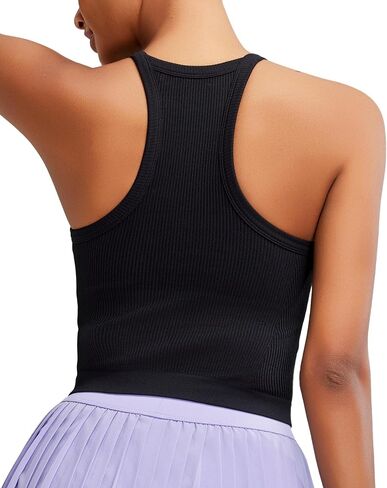 RUNNING GIRL Sports Bras for Women High Support Longline Sports Bra High Impact Workout Tank Tops Yoga Bra with Built in Bras in Saudi Arabia
