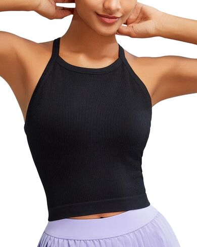 RUNNING GIRL Sports Bras for Women High Support Longline Sports Bra High Impact Workout Tank Tops Yoga Bra with Built in Bras in Saudi Arabia