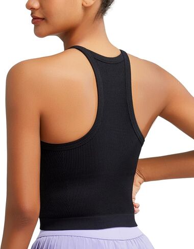 RUNNING GIRL Sports Bras for Women High Support Longline Sports Bra High Impact Workout Tank Tops Yoga Bra with Built in Bras in Saudi Arabia
