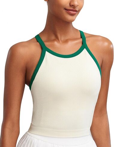 RUNNING GIRL Sports Bras for Women High Support Longline Sports Bra High Impact Workout Tank Tops Yoga Bra with Built in Bras in Saudi Arabia