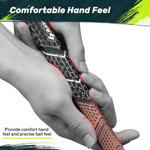 مقابض جولف Saplize Cross Cord 13 حزمة، تصميم مبتكر مضاد للانزلاق، 13 مقابض نادي جولف هجين، سلسلة CL09، أرجواني متوسط ​​الحجم in Kuwait