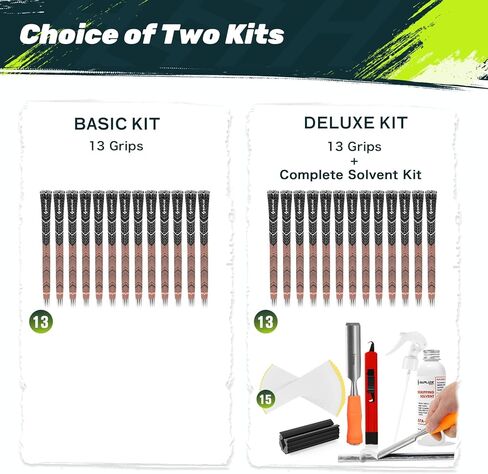 مقابض جولف Saplize Cross Cord 13 حزمة، تصميم مبتكر مضاد للانزلاق، 13 مقابض نادي جولف هجين، سلسلة CL09، أرجواني متوسط ​​الحجم in Kuwait