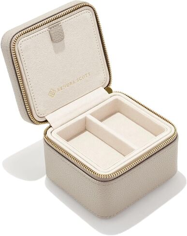 Kendra Scott Small Zip Jewelry Case ، Taupe in Saudi Arabia