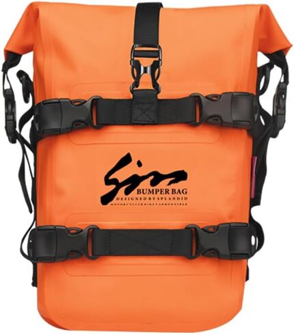 حقيبة سرج دراجة نارية 8L/10L/12L أسود PVC مقاوم للماء حقيبة دراجة نارية مع حزام قابل للتعديل in Kuwait