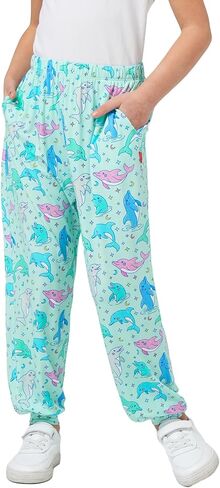 Bamboo Viscose Girls Pajama Pants Soft and Comfy Lounge Pajama Bottoms with Pockets in Saudi Arabia