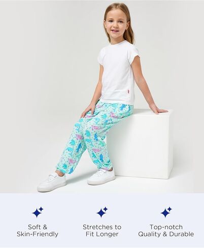 Bamboo Viscose Girls Pajama Pants Soft and Comfy Lounge Pajama Bottoms with Pockets in Saudi Arabia