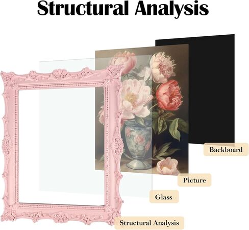 8x10 Vintage Picture Frame, Black Hand-Crafted Resin Picture Frame with Easel & Hook, Home Décor for Tabletop Wall Hanging in Saudi Arabia