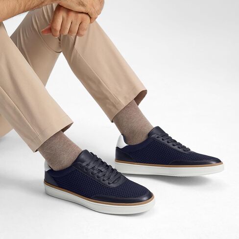 Mens Casual Shoes Breeze Mesh Dress Sneakers Lace-up Shoe Lightweight in Kuwait