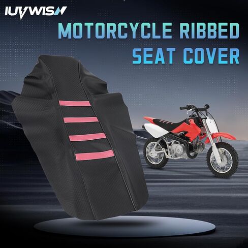 Motorcycle Ribbed Seat Cover for CRF50 CRF50F XR50 CRF 50 50F XR 50 Dirt Pit Bike Wrap Soft Seat Cushion Covers Protection Pink in Kuwait
