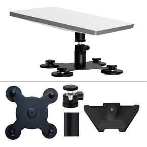قابلة للتعديل Starlink Mini Car Roof Mount Magnetic Quick Quick Kit Starlink Mini Mounting Kit for RVS Vans Yachts Tructs - Aluminium Alloy (Magnetic Mount)