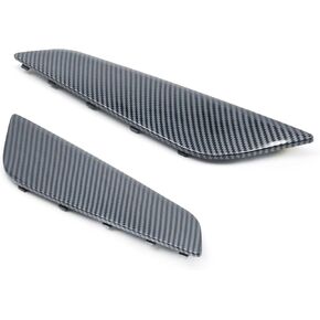 1 زوج 51-74-7-439-013 تقليم تنفيس Fender Fender Fender ، بديل لـ BMW 5 Series G30 2018-2023 ، يحل محل 51-74-7-439-014 (ألياف الكربون)
