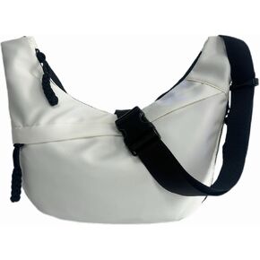 Crescent Bag for Women Men Luna Crossbody Hobo Bags Nylon Moon Dumpling Bag Adjustable Shoulder Lightweight