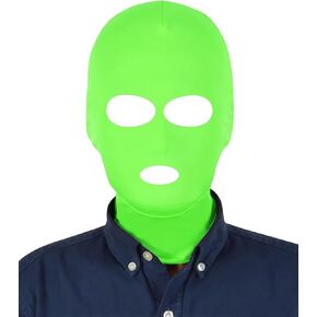 جنسين 3 ثقب القناع الوجه غطاء مرنة التنفس القسوة الأزياء Cosqueray زينتاي هود