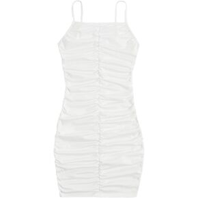 Soly Hux Girl's Spaghetti Strap Cami Bodycon Mini Dress Summer Summer Summeress