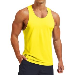 Magcomsen Men's Upf 80+ Tank Tops y Back Quick Dry Gym تمارين تمرين رياضي العضلات بلا أكمام