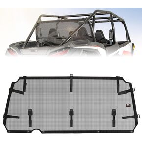 KEMIMOTO 2024/2025+ XP 4 1000 Rear Window Net Soft Compatible with 2024/2025+ Polaris RZR XP 1000/4 1000 Roll Bar Ventilated Window Mesh Shield for 4 Seater PVC Guard Upper
