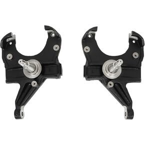 munirater 2.5in Front Drop Spindles Lower Suspension Replacement for 1971-1972 C10 Pickup C10 Suburban with Disc Brakes