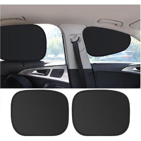 Car Window Shade for Baby, 4PCS Vehicle Window Sunshade Blocker, Glare Shield UV Rays Automotive Side Window Screen Protection Covers Accessories, Universal for SUV, Sedan, Truck(Front & Back)