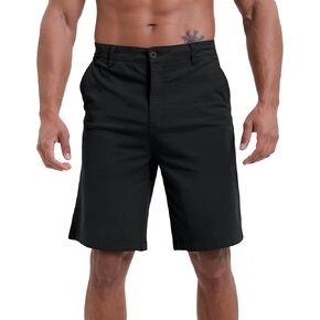 شورت Natuvenix Mens Golf Shorts 9 "عمل غير رسمي