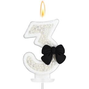 Black Bow Birthday Party Decorations, Black Coquette Birthday Decorations, Supplies, Coquette Cake Topper Candle Bows Cake Decorations for for Girls Women Birthday Anniversary, Events in Saudi Arabia