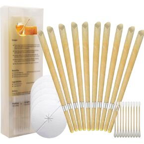10 pc-Ear Wax Removal Tools, Earwax Remover Tool with Cotton Swab,for Cleanning Earwa Set