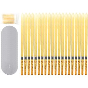 20pcs Candle Drip Protector Candle ، 20 قطعة مجموعة تنظيف شمع الأذن ، وسيلة رائعة لتنظيف شمع الأذن