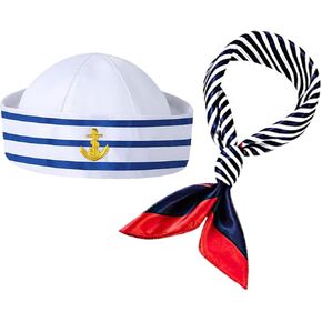Captain Hat Sailor Ship Sailor Hat Boat Costume For Men Women Captains Dressing up Party