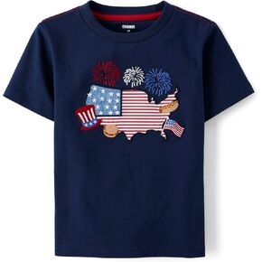 Gymboree Boys' and Toddler All Holidays Short Sleeve Embroidered Tops