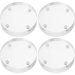 4Pcs Round Magnetic Discs for Photo Display Mini Picture Frame Magnets Decorative Magnets for Home Decor Magnetic Photo Holders Picture Frame Ornaments