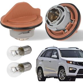 2PCS 921661U000 Headlight Headlamp Socket Replacement, Compatible with Kia Sorento EX LX SX 2011-2015, Replaces 92166-1U000 Front Turn Signal Bulb Socket Assembly
