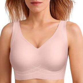 Push Up Bra for Women Wireless Bralettes No Underwire Seamless Tshirt Bras