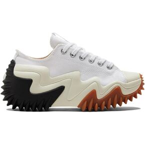 Converse Men's Run Star Motion منصة منخفضة أعلى ، أبيض/أسود/ثني ، حجم 7