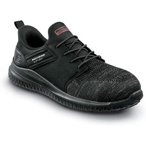 Skechers Hands Free Slip-Ins SK200367BLK Bryan, Men's, Comp Toe EH, Slip Resistant, Oxford,Work Shoe