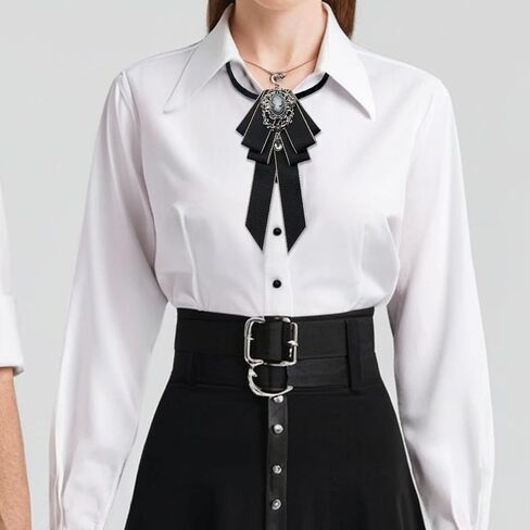 علاقات القوس القابلة للتعديل مسبقًا للنساء والرجال ، الشريط القوطية القوطية TIE BIG BOWKNOT Girls Bowtie للحفلة in Kuwait