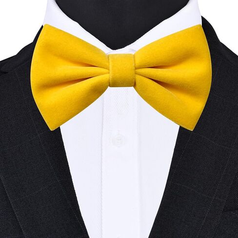 Branduce Velvet Bow Ties for Men Adjustable Pre-tie Bowtie Tuxedo Bowties for Wedding in Saudi Arabia