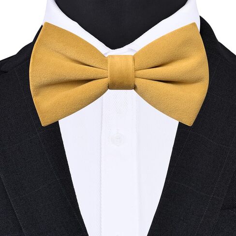 Branduce Velvet Bow Ties for Men Adjustable Pre-tie Bowtie Tuxedo Bowties for Wedding in Saudi Arabia