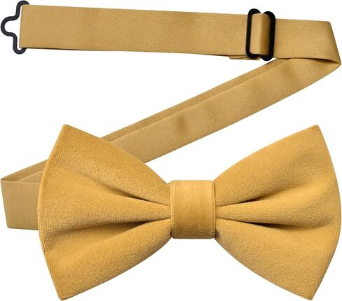 Branduce Velvet Bow Ties for Men Adjustable Pre-tie Bowtie Tuxedo Bowties for Wedding in Saudi Arabia
