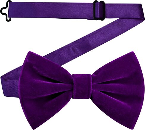 Branduce Velvet Bow Ties for Men Adjustable Pre-tie Bowtie Tuxedo Bowties for Wedding in Saudi Arabia